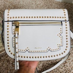Aldo White Crossbody Bag